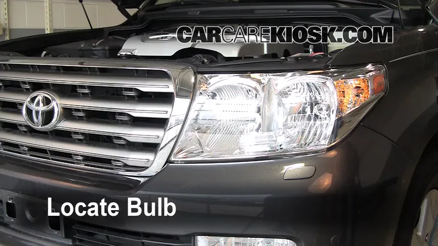 2008 Toyota Land Cruiser 5.7L V8 Éclairage Feu clignotant avant (remplacer l'ampoule)